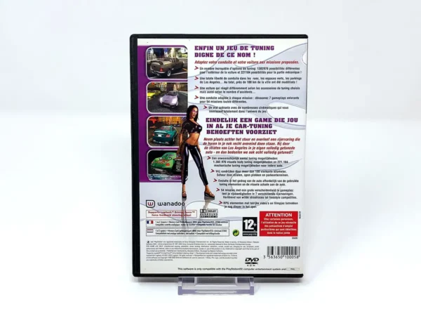 Parte trasera de RPM Tuning (FRA) para PlayStation 2, edición PAL Francia
