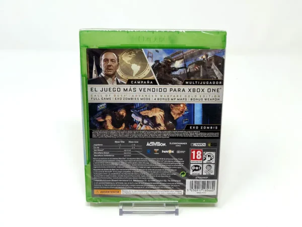 Parte trasera de Call of Duty: Advanced Warfare (Gold Edition) (ESP) (Precintado) para XBOX One, edición PAL España