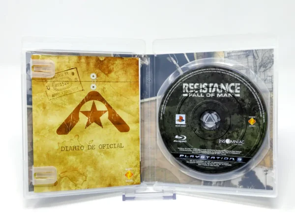 Interior del juego Resistance: Fall of Man (ESP) para PlayStation 3 con disco y manual