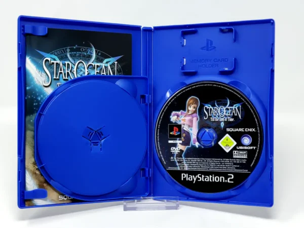 Lateral de la caja de Star Ocean: Till the End of Time (ESP) para PlayStation 2