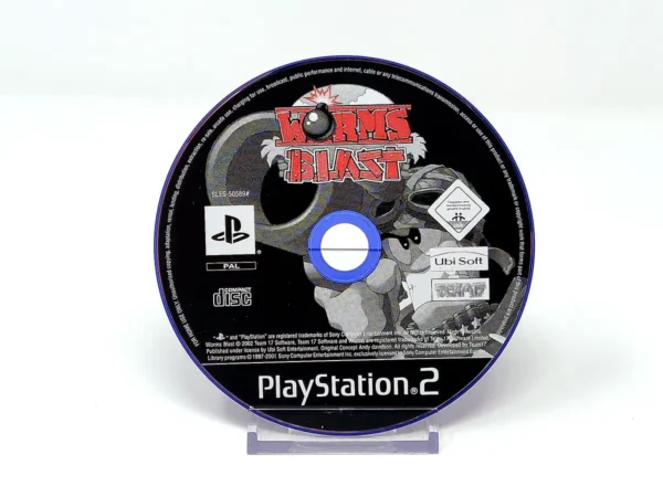 Worms Blast (ESP) (Disco) para PlayStation 2, edición PAL España, de segunda mano