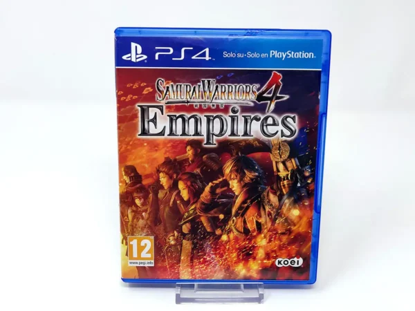 Portada de Samurai Warriors 4: Empires (ESP) para PlayStation 4, edición PAL España, de segunda mano