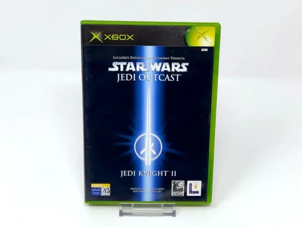 Portada de Star Wars: Jedi Knight II: Jedi Outcast (ESP) para XBOX, edición PAL España, de segunda mano