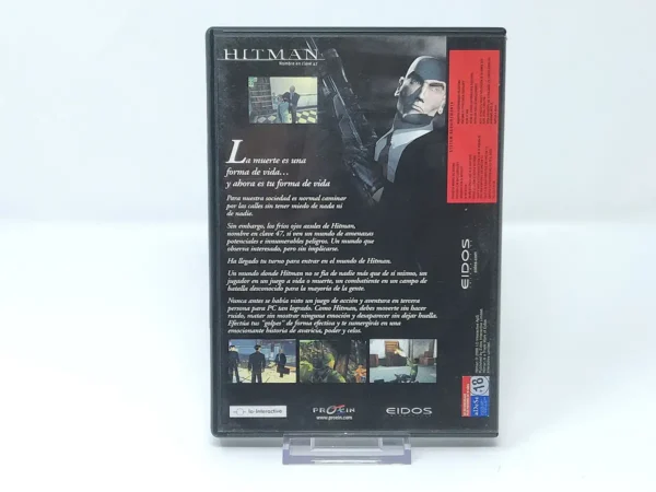Interior del juego Hitman: Nombre en Clave 47 (ESP) para PC con disco y manual