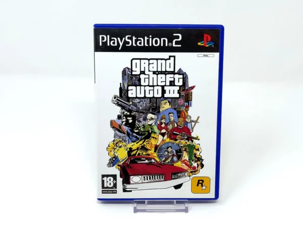 Portada de Grand Theft Auto III (ITA) para PlayStation 2, edición PAL Italia, de segunda mano