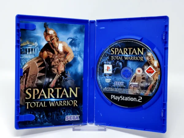 Interior del juego Spartan: Total Warrior (ESP) para PlayStation 2 con disco y manual