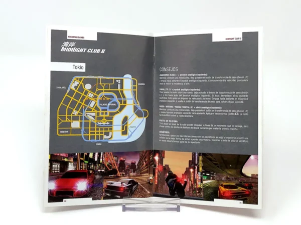 Midnight Club II (ESP) (Manual) para PlayStation 2, edición PAL España, de segunda mano
