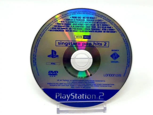 SingStar Pop Hits 2 (FRA) (Promo) (Disco)
