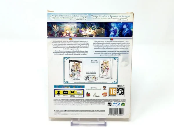 Parte trasera de Tales of Xillia (Day One Edition) (ESP) para PlayStation 3, edición PAL España