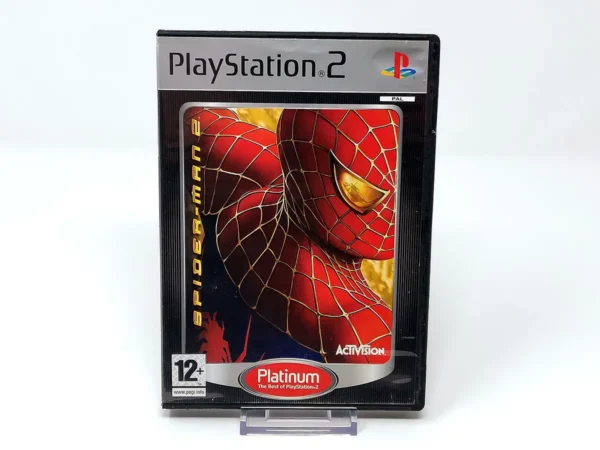 Portada de Spider-Man 2 (UK) (Platinum) (Rebajado) para PlayStation 2, edición PAL UK, de segunda mano