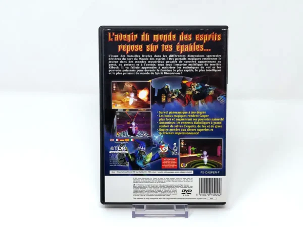 Parte trasera de Casper: Spirit Dimensions (FRA) para PlayStation 2, edición PAL Francia