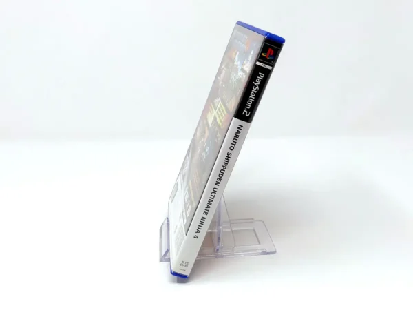 Lateral de la caja de Naruto Shippuden: Ultimate Ninja 4 (UK) para PlayStation 2