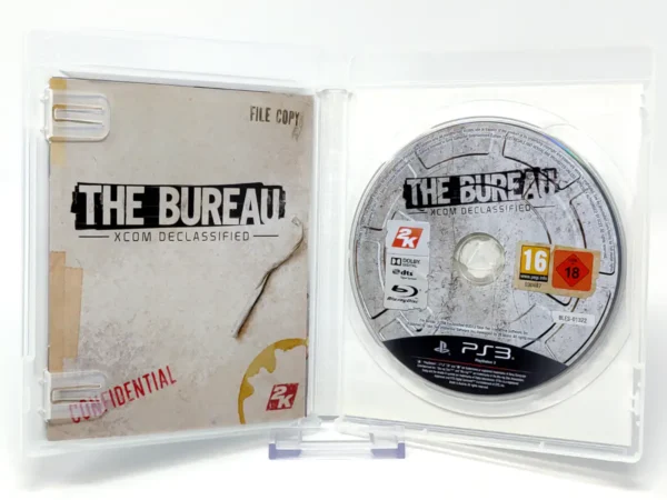 Interior del juego The Bureau: XCOM Declassified (ESP) para PlayStation 3 con disco y manual