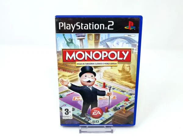 Portada de Monopoly (POR) para PlayStation 2, edición PAL Portugal, de segunda mano