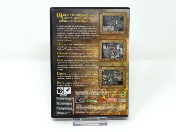 Parte trasera de Lionheart: Legacy of the Crusader (ESP) para PC