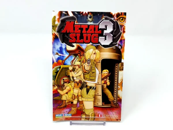 Metal Slug 3 (ESP) (Manual) para PlayStation 2, edición PAL España, de segunda mano