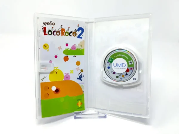 Interior del juego LocoRoco 2 (ESP) (Platiunum) para PSP con disco y manual