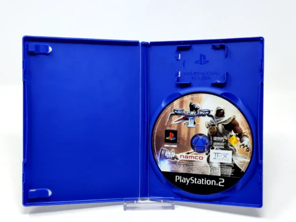 Interior del juego Soulcalibur III (POR) (Rebajado) para PlayStation 2 con disco y manual