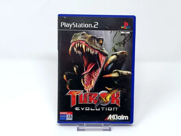 Portada de Turok: Evolution (ESP) para PlayStation 2, edición PAL España, de segunda mano