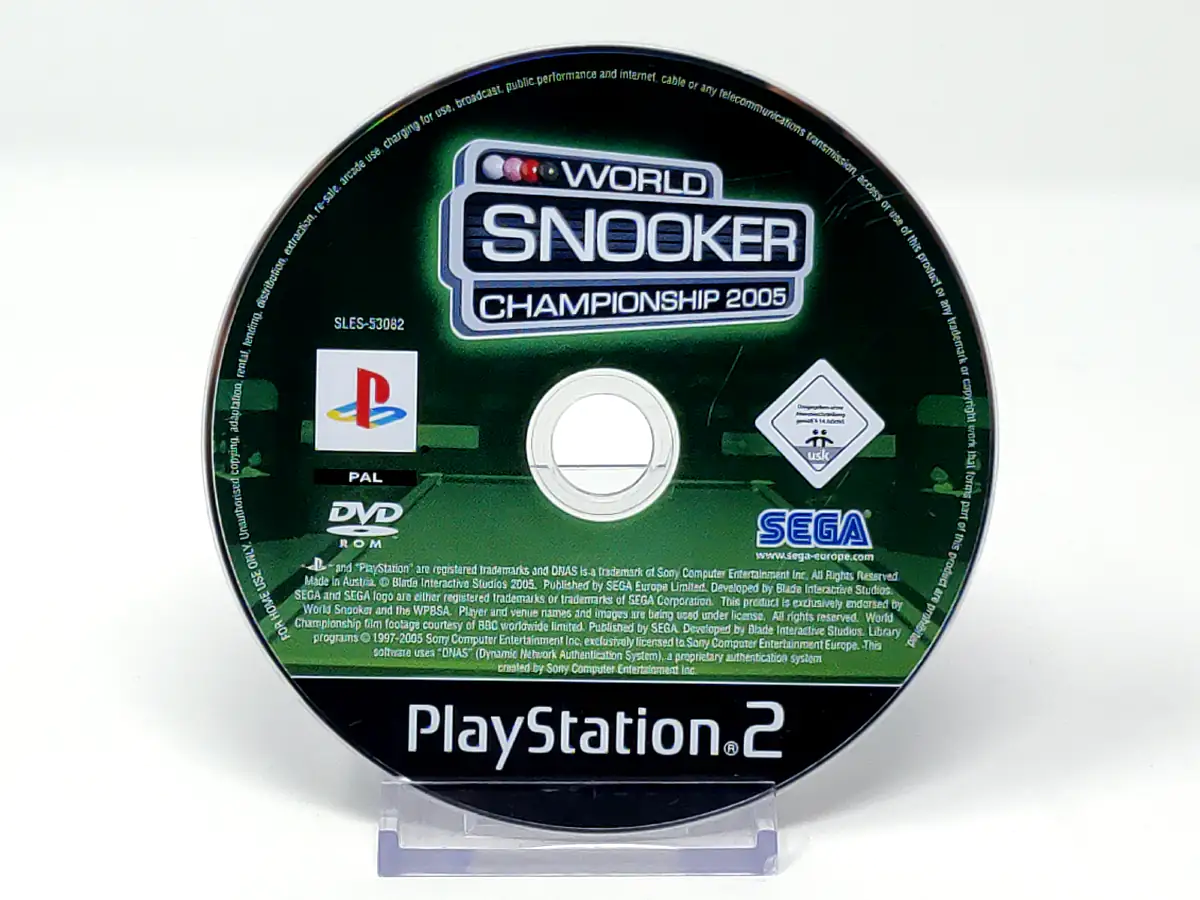 World Snooker Championship 2005 (EUR) (Disco) para PlayStation 2, edición PAL EUR, de segunda mano