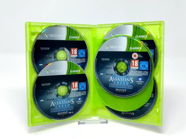 Lateral de la caja de Assassin's Creed: Heritage Collection (ESP) para XBOX 360