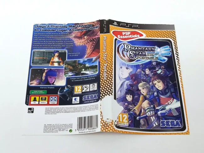 Phantasy Star Portable (Solo carátula)