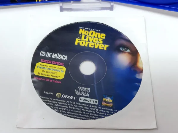 Lateral de la caja de The Operative: No One Lives Forever (ESP) para PlayStation 2