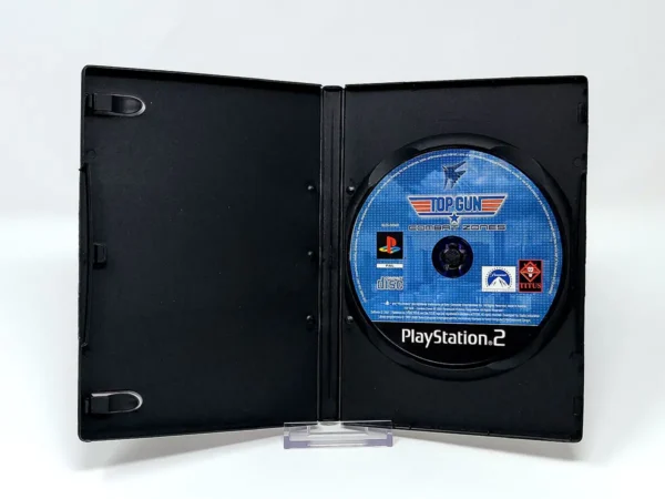 Interior del juego Top Gun: Combat Zones (UK) (Rebajado) para PlayStation 2 con disco y manual
