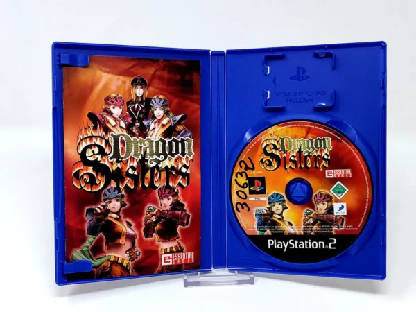 Interior del juego Dragon Sisters (ESP) (Rebajado) para PlayStation 2 con disco y manual
