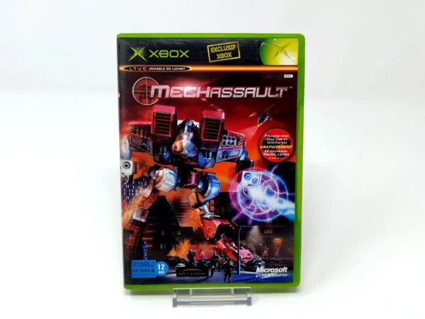 Portada de MechAssault (FRA) para XBOX, edición PAL Francia, de segunda mano