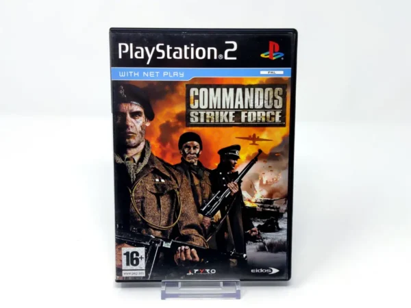 Portada de Commandos: Strike Force (UK) para PlayStation 2, edición PAL UK, de segunda mano