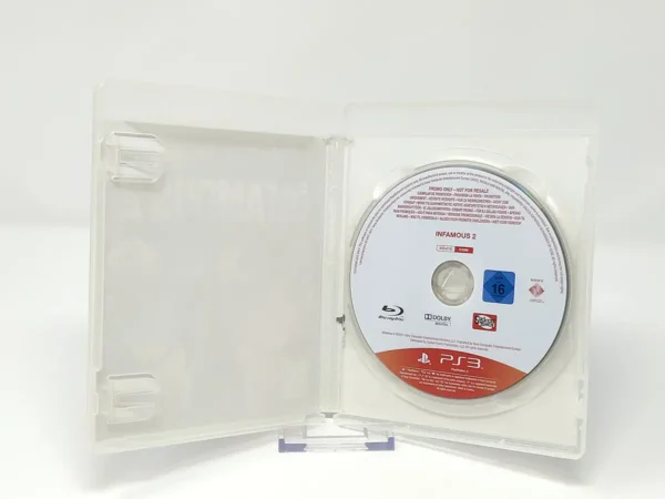 Lateral de la caja de inFamous 2 (ESP) (Promo) para PlayStation 3
