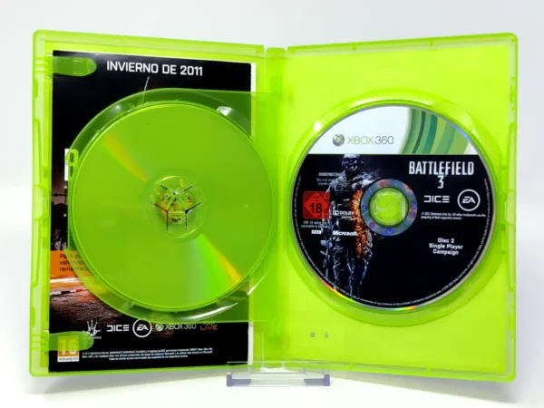 Lateral de la caja de Battlefield 3 (ESP) (Rebajado) para XBOX 360