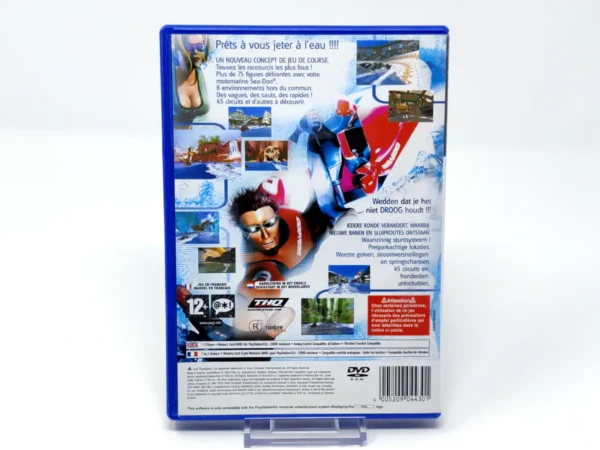Parte trasera de Splashdown 2: Rides Gone Wild (UK) para PlayStation 2, edición PAL UK