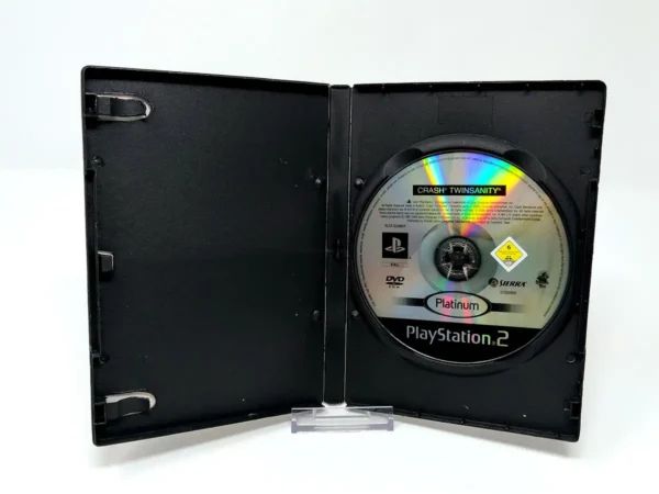 Lateral de la caja de Crash Twinsanity (ESP) (Platinum) (Rebajado) para PlayStation 2