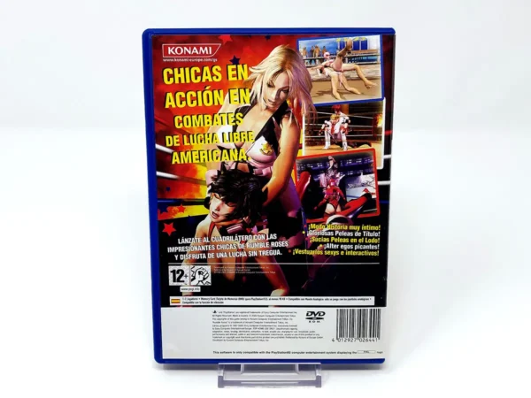 Parte trasera de Rumble Roses (ESP) (Rebajado) para PlayStation 2, edición PAL España