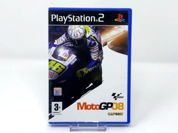 Portada de MotoGP 08 (FRA) para PlayStation 2, edición PAL Francia, de segunda mano