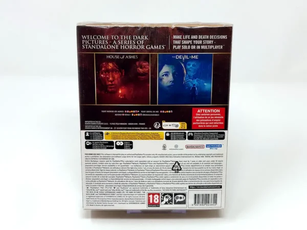 Parte trasera de The Dark Pictures Anthology: Volume 2 (ESP) (Precintado) para PlayStation 5, edición PAL España