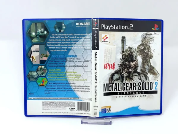 Metal Gear Solid 2: Substance (ESP) (Carátula) para PlayStation 2, edición PAL España, de segunda mano