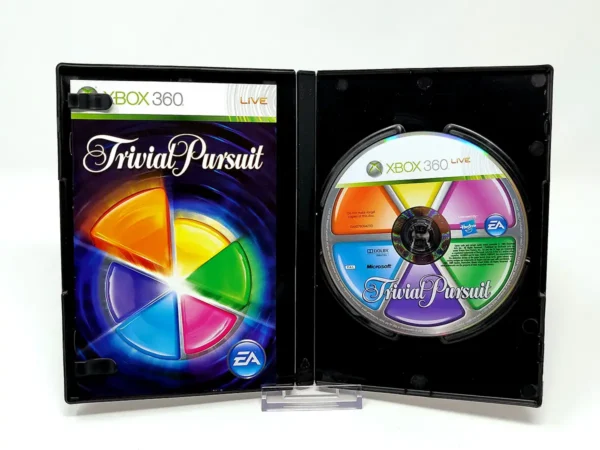 Interior del juego Trivial Pursuit (ESP) para XBOX 360 con disco y manual