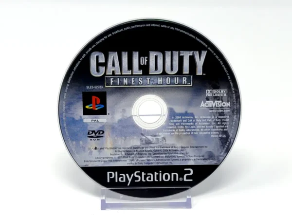 Call of Duty: Finest Hour (ESP) (Disco) para PlayStation 2, edición PAL España, de segunda mano