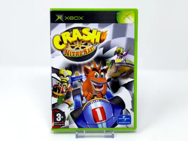 Portada de Crash Nitro Kart (ESP) para XBOX, edición PAL España, de segunda mano
