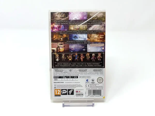 Parte trasera de Octopath Traveler (ESP) (Precintado) para Nintendo Switch, edición PAL España