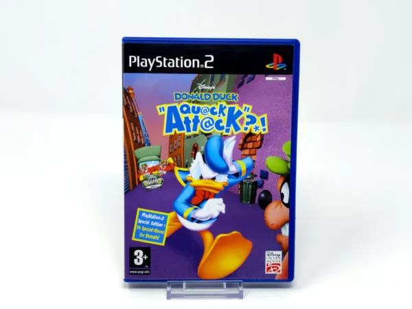 Portada de Disney's Donald Duck: Quack Attack (ESP) (Versión 2) para PlayStation 2, edición PAL España, de segunda mano