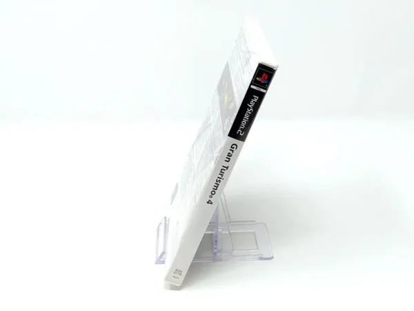 Lateral de la caja de Gran Turismo 4 (EUR) (Rebajado) para PlayStation 2