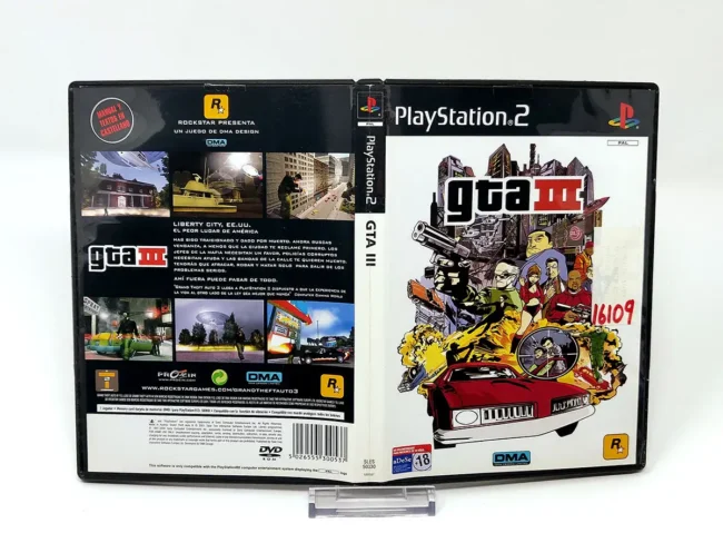 Grand Theft Auto III (ESP) (v1) (Carátula) (Rebajado)
