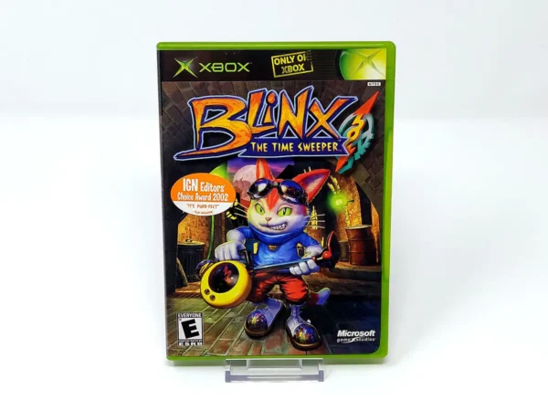 Portada de Blinx: The Time Sweeper (USA) para XBOX, edición NTSC USA, de segunda mano