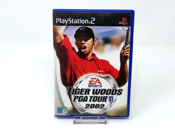 Portada de Tiger Woods PGA Tour 2002 (ESP) para PlayStation 2, edición PAL España, de segunda mano