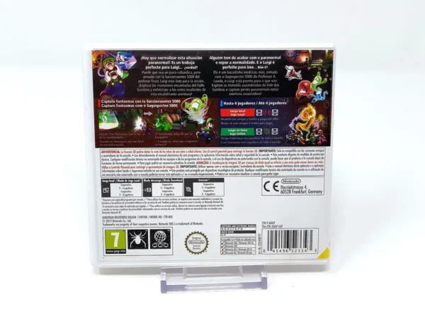 Parte trasera de Luigi's Mansion 2 (ESP) (Rebajado) para Nintendo 3DS, edición PAL España