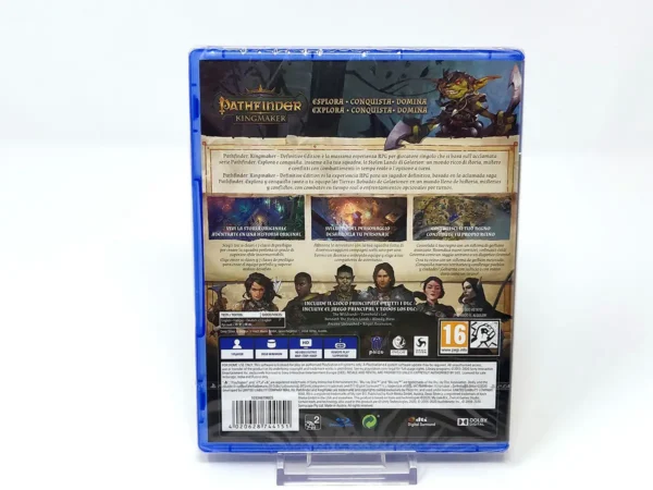 Parte trasera de Pathfinder: Kingmaker (ESP) (Precintado) para PlayStation 4, edición PAL España